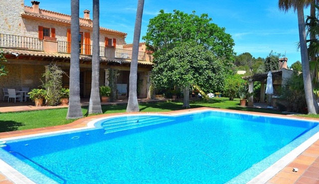 Casa Binissagar II 106 luxurious villa with private pool, sauna, jacuzzi, children's playground and barbecue area