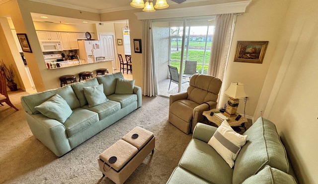 Golf Membership Available! 2 BR/2BA, Pickleball, Pools, Near Gulf Beaches