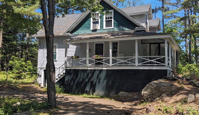 Historic Ogunquit Cottage with Ocean Views- Wraparound Porch- Near Perkins Cove