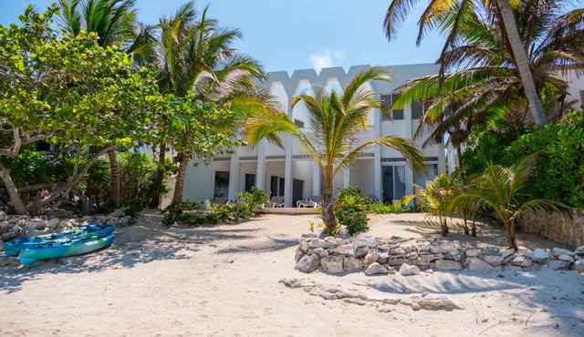 Magnificent Beachfront villa designed by renowned architect in South Akumal.