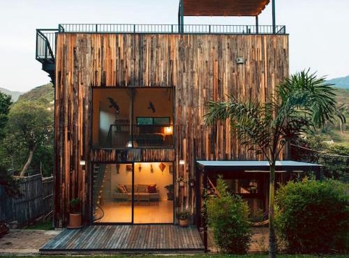 Modern architecture with great view