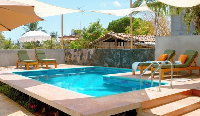 Private loft -Pool- Walk Everywhere La Punta-Kitchen & Wi-Fi-Free Breakfast