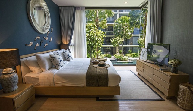 Spacious 2-Bedroom Beachfront Condo with Pool View @ Mai Khao Beach