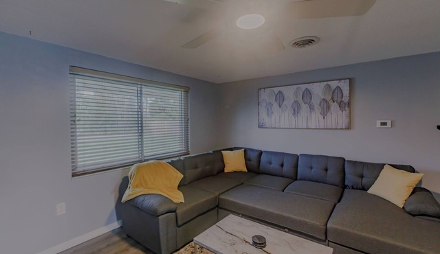 Spacious Backyard & Pool Retreat - 5 Mins to Beach