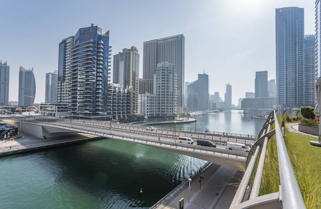Dubai Marina Waterfront Condo Steps from the Beach