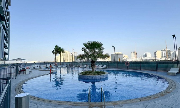 Jumeirah Village Circle Apartment | Bright and Stylish studio in JVC with skyline view