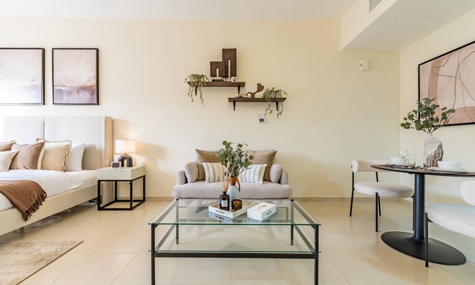 Jumeirah Village Apartment | City Views Studio Close to Attractions, Emirates Garden II Maple 2, JVC