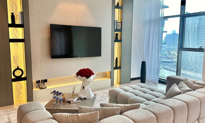 Business Bay Apartment | Elegant 2BR Apt in Business Bay w/Huge Balcony