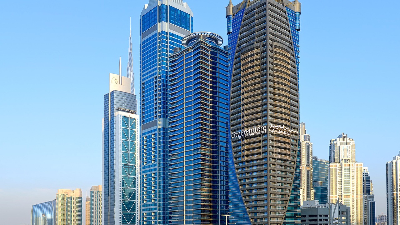 Photo of Buildings in Downtown Dubai