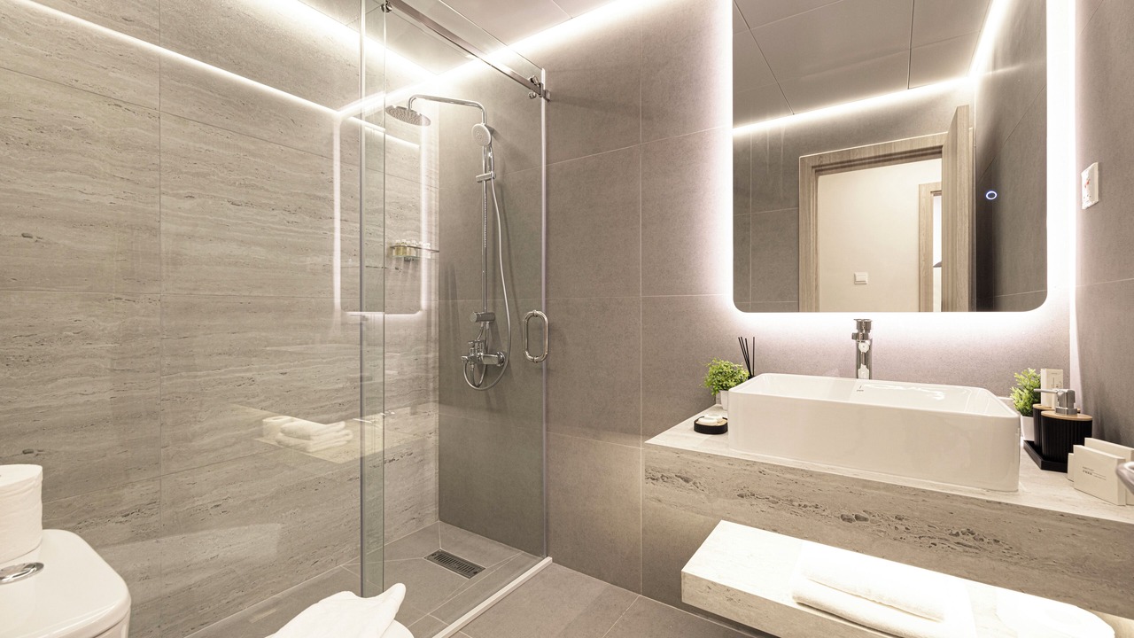 Photo of Bathroom in Trade Center