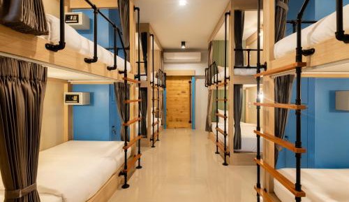 Bed in 8-Bed Female Dormitory Room