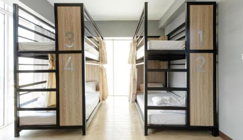 Private four bed Dormitory with Shared Bathroom