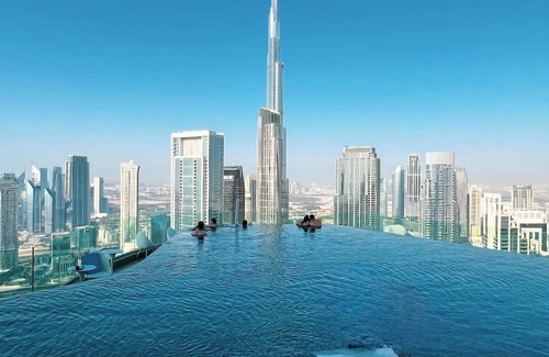 Downtown Dubai Apartment | Paramount Midtown I 2BR Apartment Burj Khalifa View & Infinity Pool l Downtown
