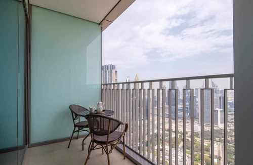 Za'abeel 2 Apartment | Tranquil 2BR w City Views Close to Burj Khalifa